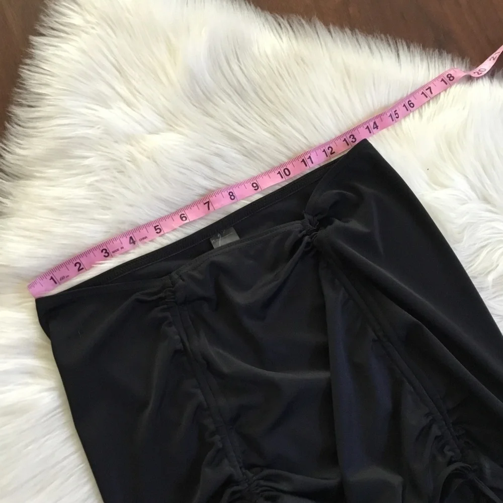TopShop Ruched Side Tie Skirted Cover up Size Small